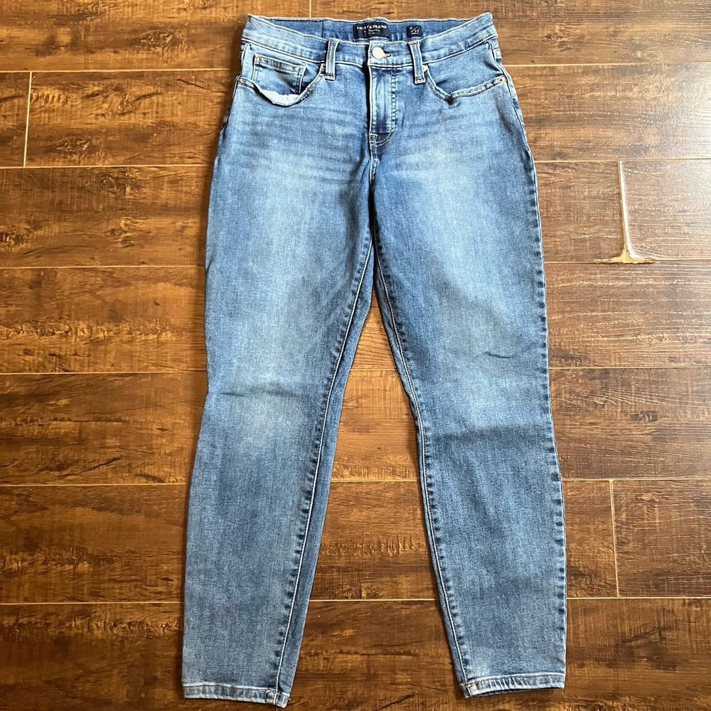 Lucky Brand Mid Rise Ava Skinny Ankle Jeans Size 8 / 29 Medium Wash Denim